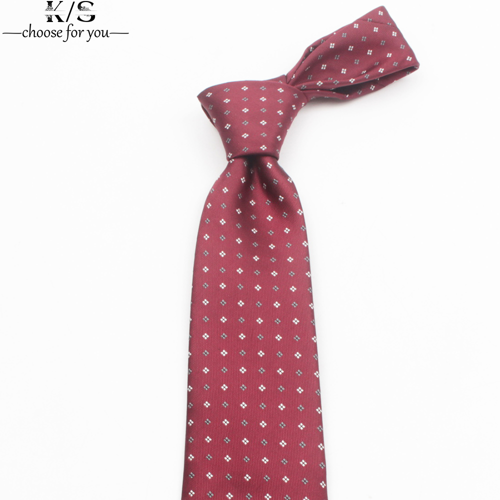 Men's Tie 8cm Stripe Dot Neckt - Men Formal Wear With Tie reseña y precio