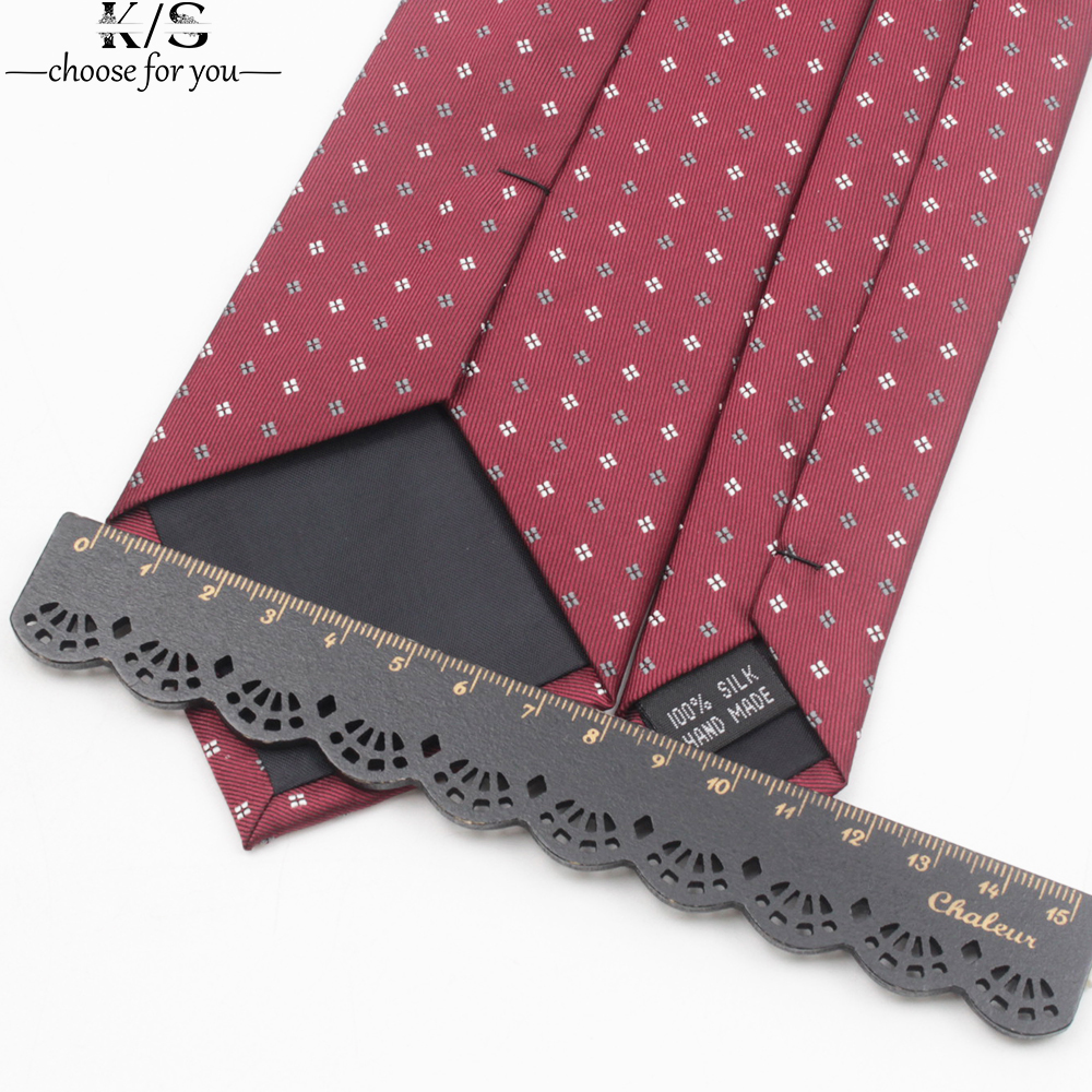 Men's Tie 8cm Stripe Dot Neckt - Men Formal Wear With Tie reseña y precio