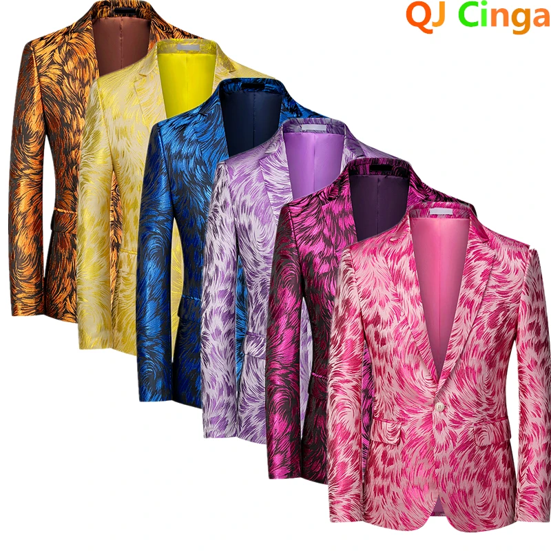Red men's long-sleeved suit ja - Men Formal Wear Purple reseña y precio