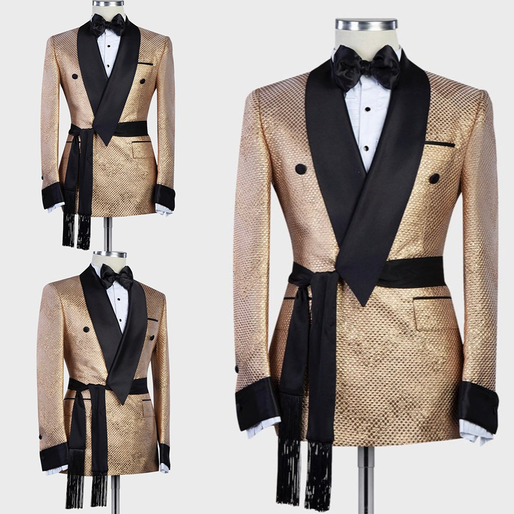 Arabic Luxury Gold Mens Weddin - Arabic Formal Wear Men reseña y precio