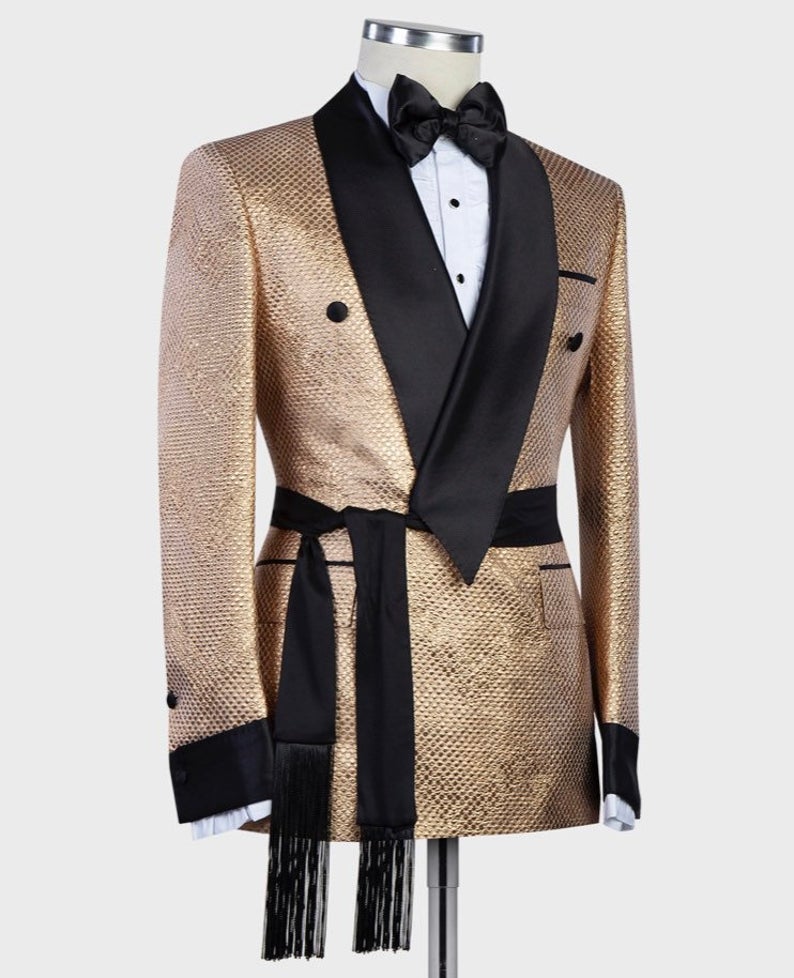 Arabic Luxury Gold Mens Weddin - Arabic Formal Wear Men reseña y precio