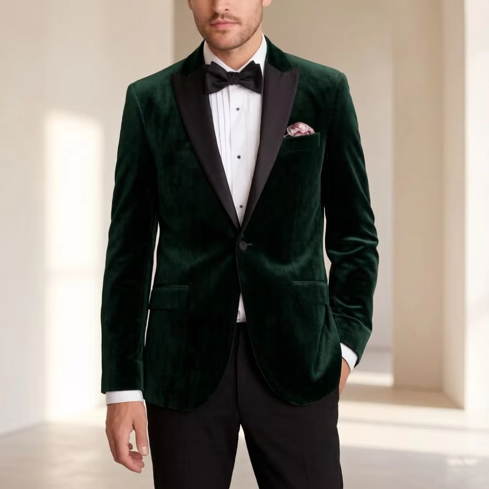 Velvet Formal Suit for Men Sli - Men'S Formal Wear For Reception reseña y precio