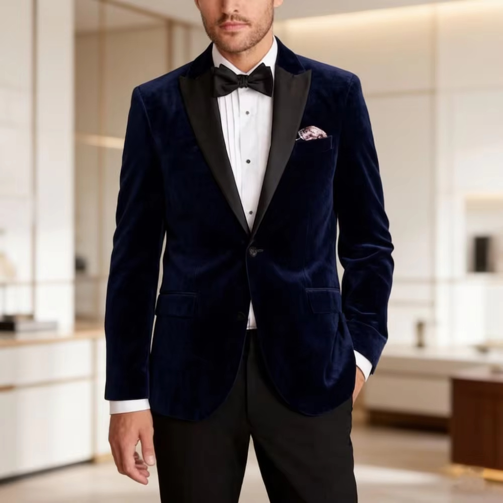 Velvet Formal Suit for Men Sli - Men'S Formal Wear For Reception reseña y precio