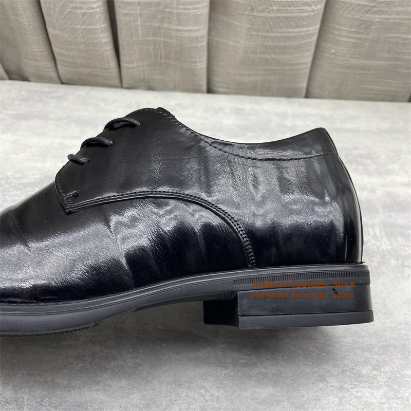 Men's Black Leather Oxford Sho - Men'S Formal Office Wear Shoes reseña y precio