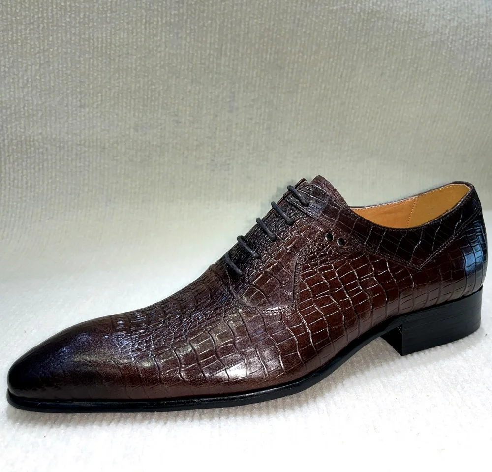 Italian Luxury Men's Pointed T - Men'S Formal Office Wear Shoes reseña y precio