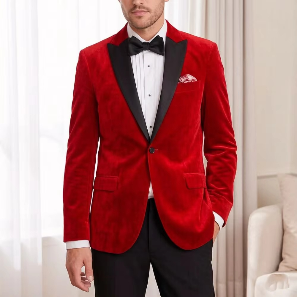 Velvet Formal Suits for Men Sl - Men'S Formal Wear For Reception reseña y precio