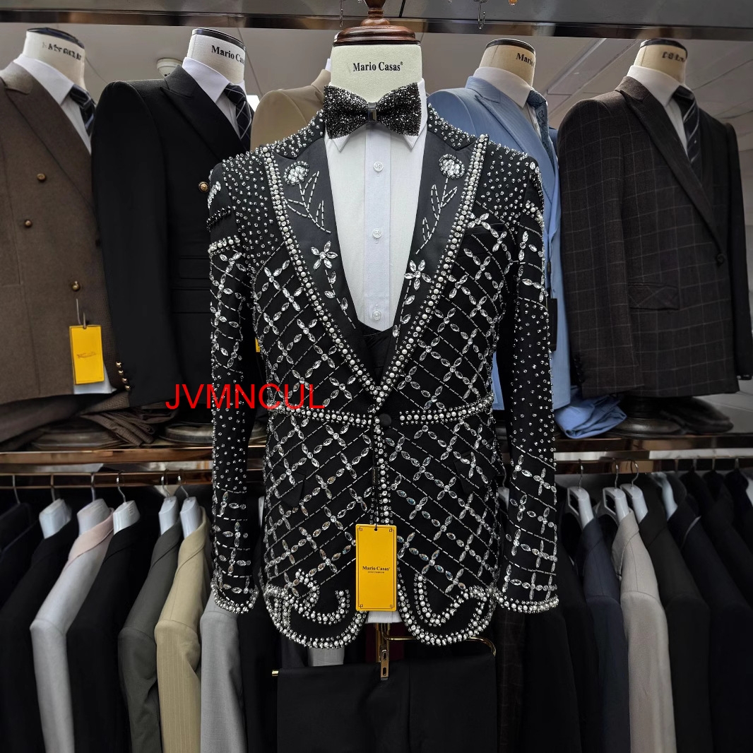Men's Luxury Embroidered Suit  - Men'S Formal Wear For Reception reseña y precio