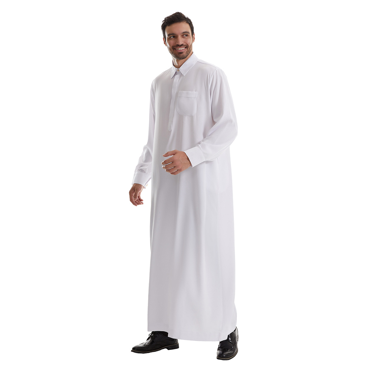 Men Jubba Thobe Mens Long Shir - Arabic Formal Wear Men reseña y precio