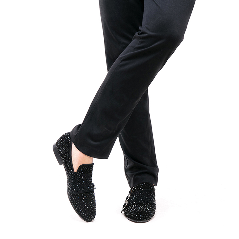 Piergitar New Black Suede Men  - Men'S Formal Party Wear Shoes reseña y precio