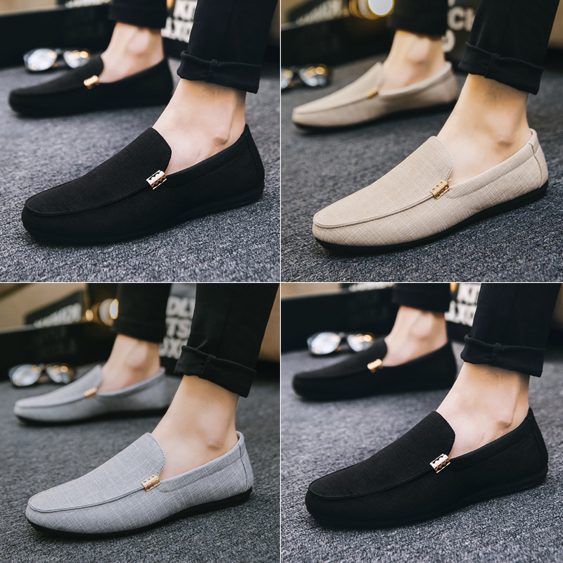 Men Casual Shoes Canvas Slip O - Men'S Formal Party Wear Shoes reseña y precio