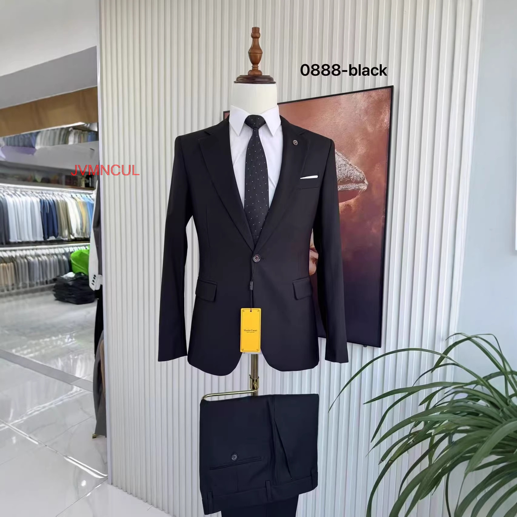 Men's Solid Color 2 Piece Suit - Men'S Formal Wear For Reception reseña y precio