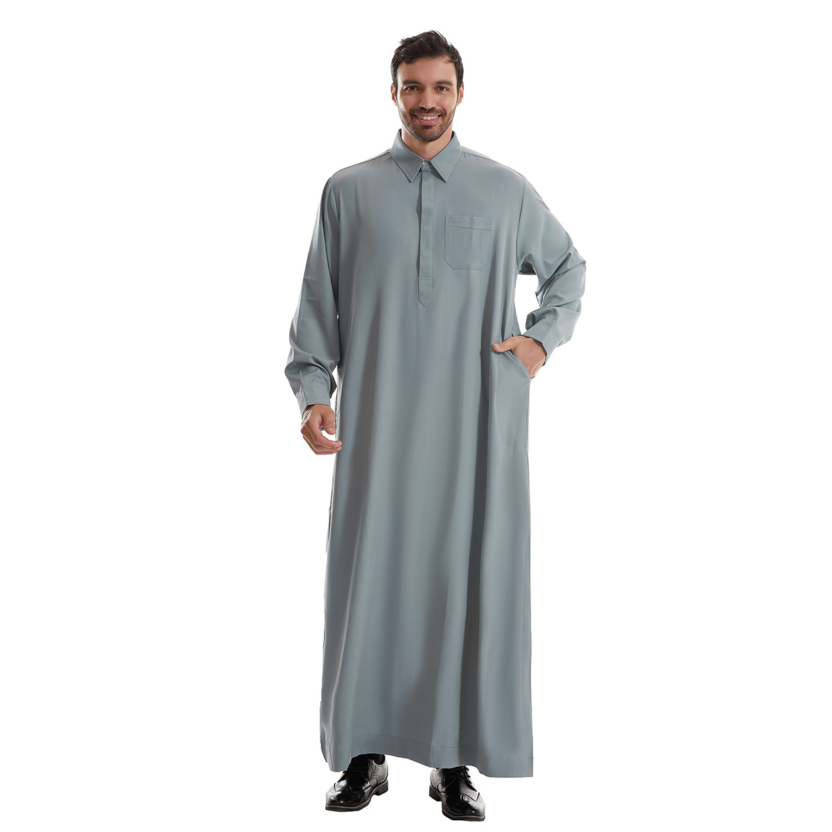 Men Jubba Thobe Mens Long Shir - Arabic Formal Wear Men reseña y precio