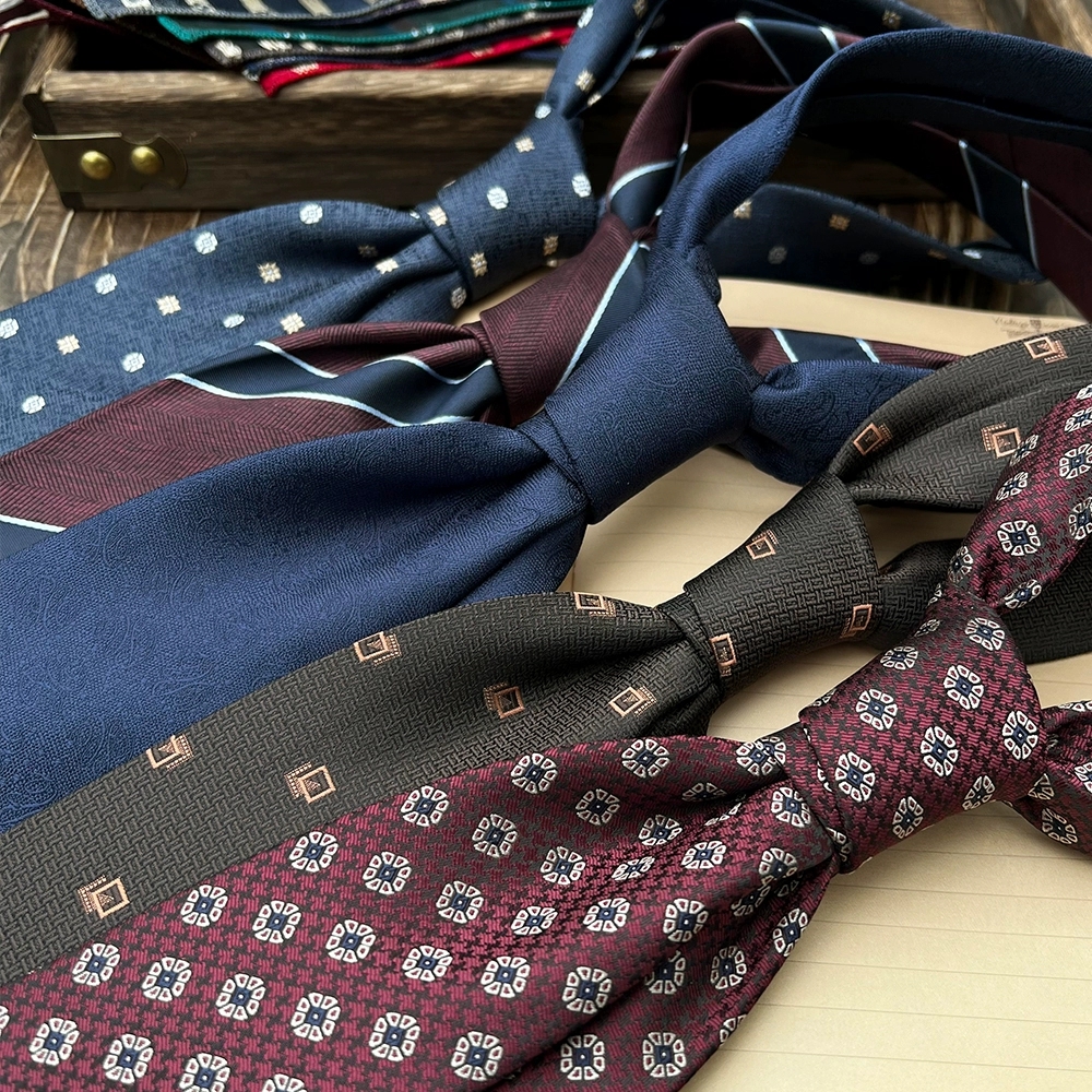 New Trendy Navy Brown Neckties - Men Formal Wear With Tie reseña y precio