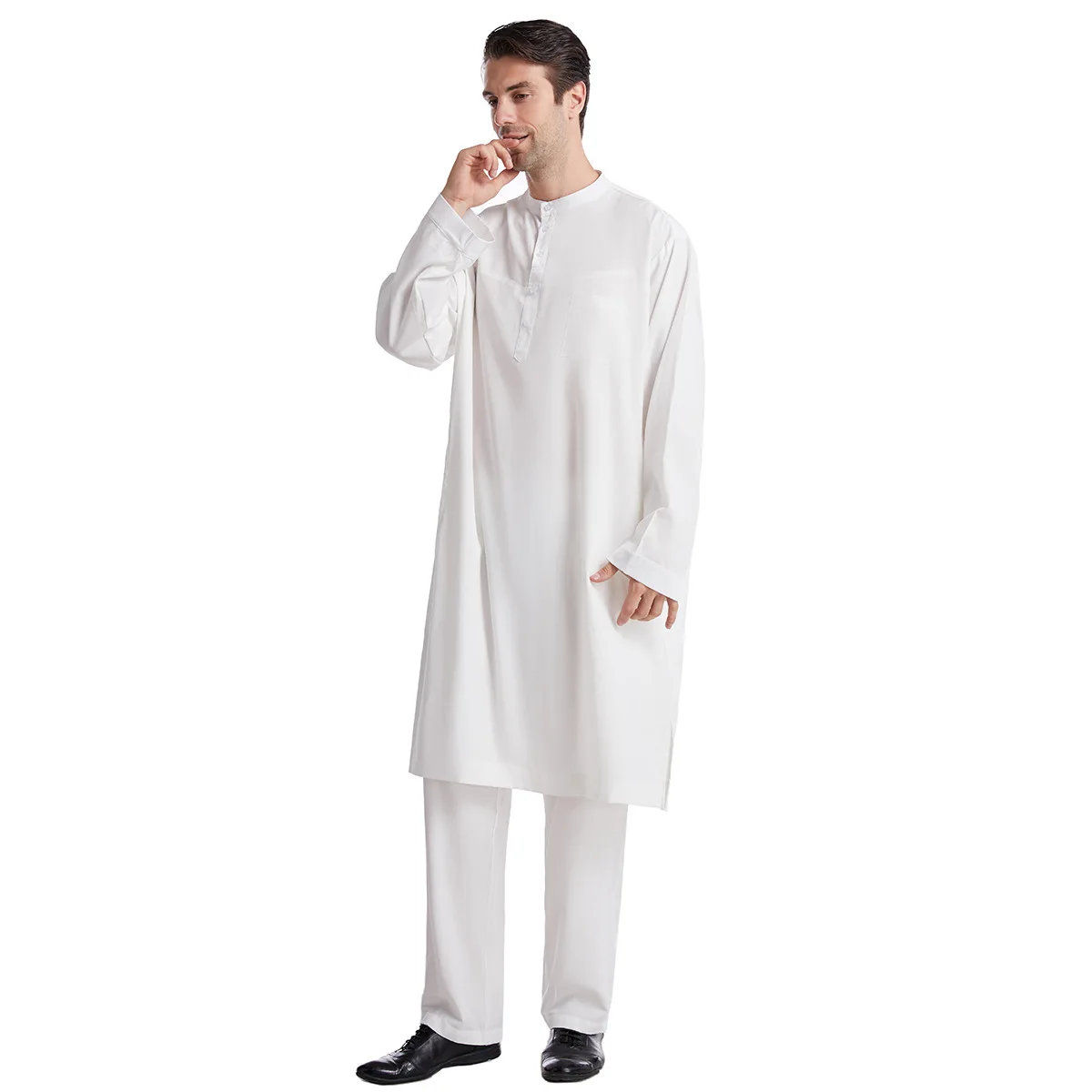Muslim Men Jubba Thobe 2 Pice  - Arabic Formal Wear Men reseña y precio