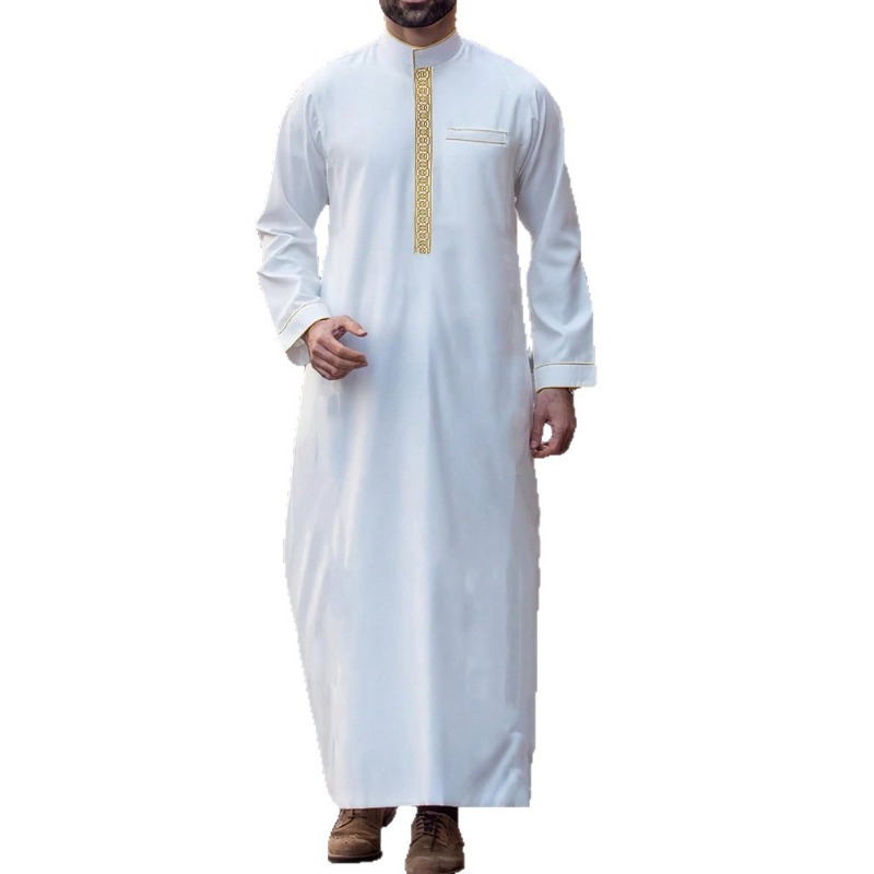 Arabic Mens Thobe Embroidered  - Arabic Formal Wear Men reseña y precio