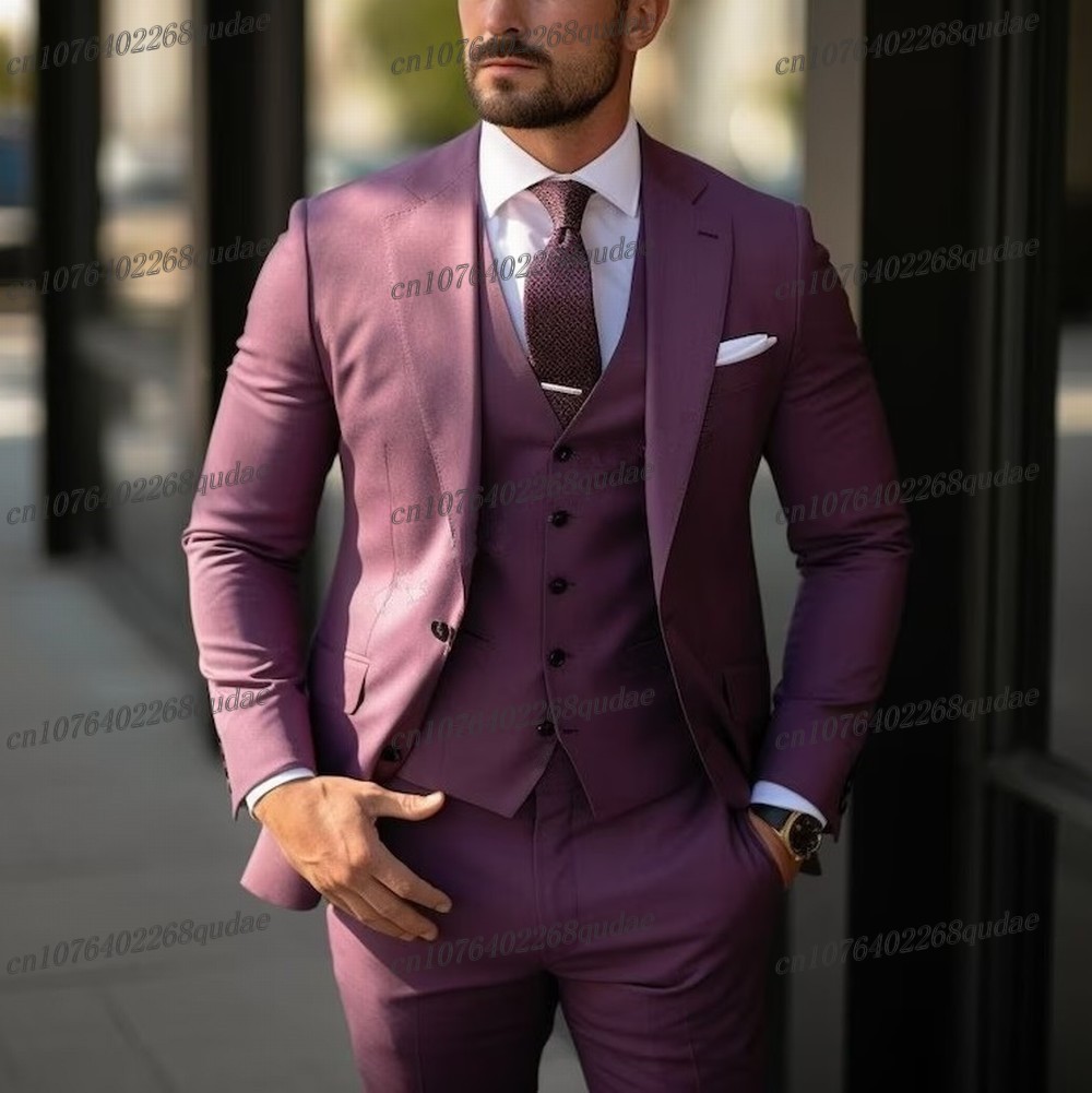 Purple Formal Occasion Men Sui - Men Formal Wear Purple reseña y precio