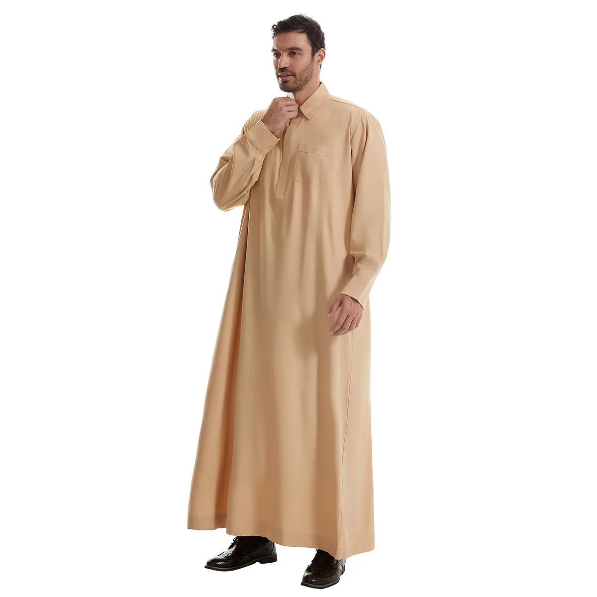 Men Jubba Thobe Mens Long Shir - Arabic Formal Wear Men reseña y precio