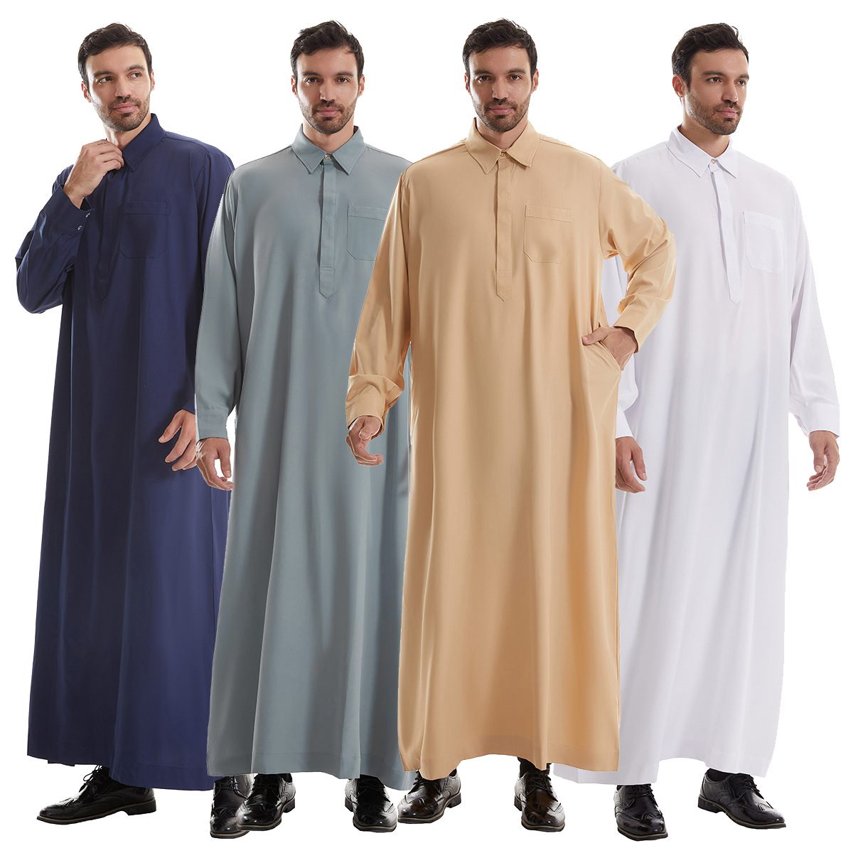 Men Jubba Thobe Mens Long Shir - Arabic Formal Wear Men reseña y precio