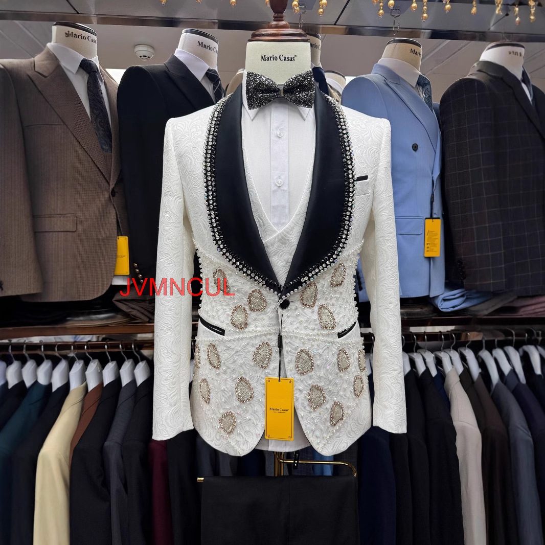 Men's Premium Embroidered Suit - Men'S Formal Wear For Reception reseña y precio