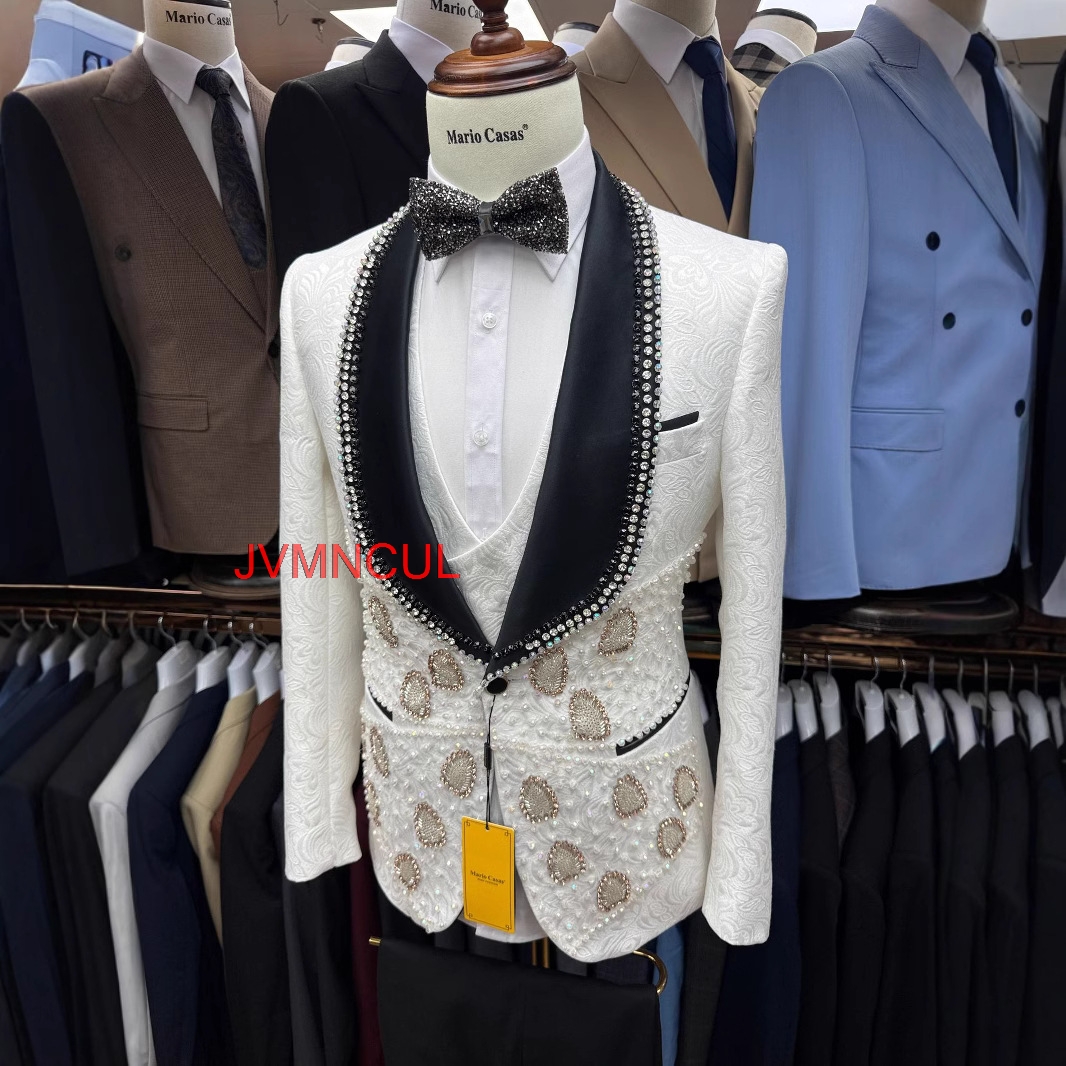 Men's Premium Embroidered Suit - Men'S Formal Wear For Reception reseña y precio