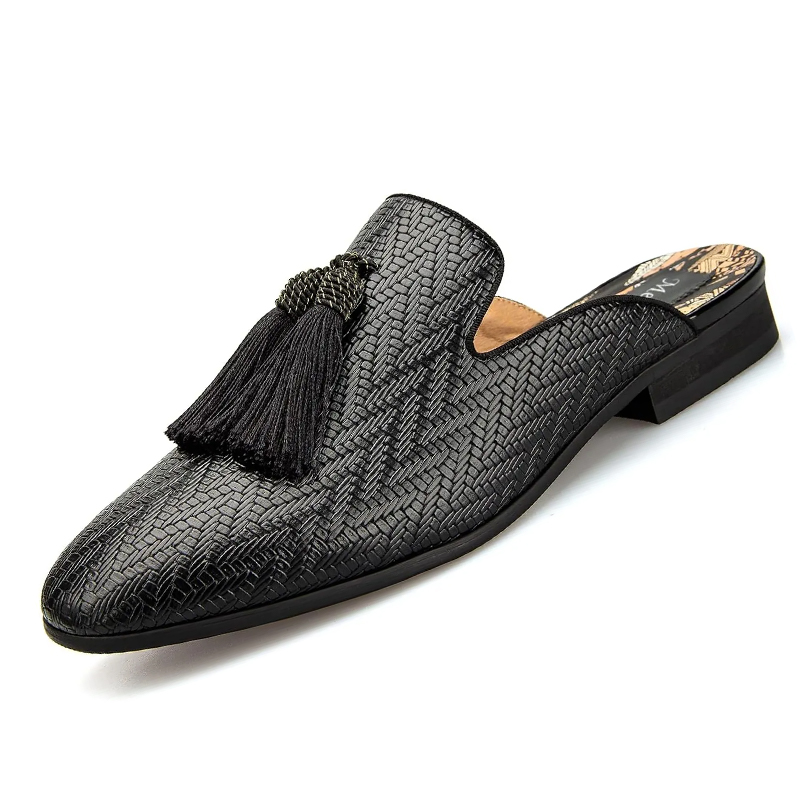 Leather Slippers Breathable Su - Men'S Formal Wear Slippers reseña y precio