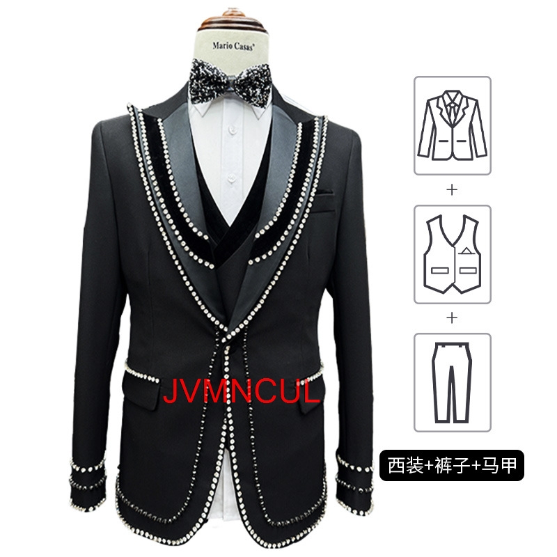 Men's Fashion 3 Piece Suit Sli - Men'S Formal Wear For Reception reseña y precio