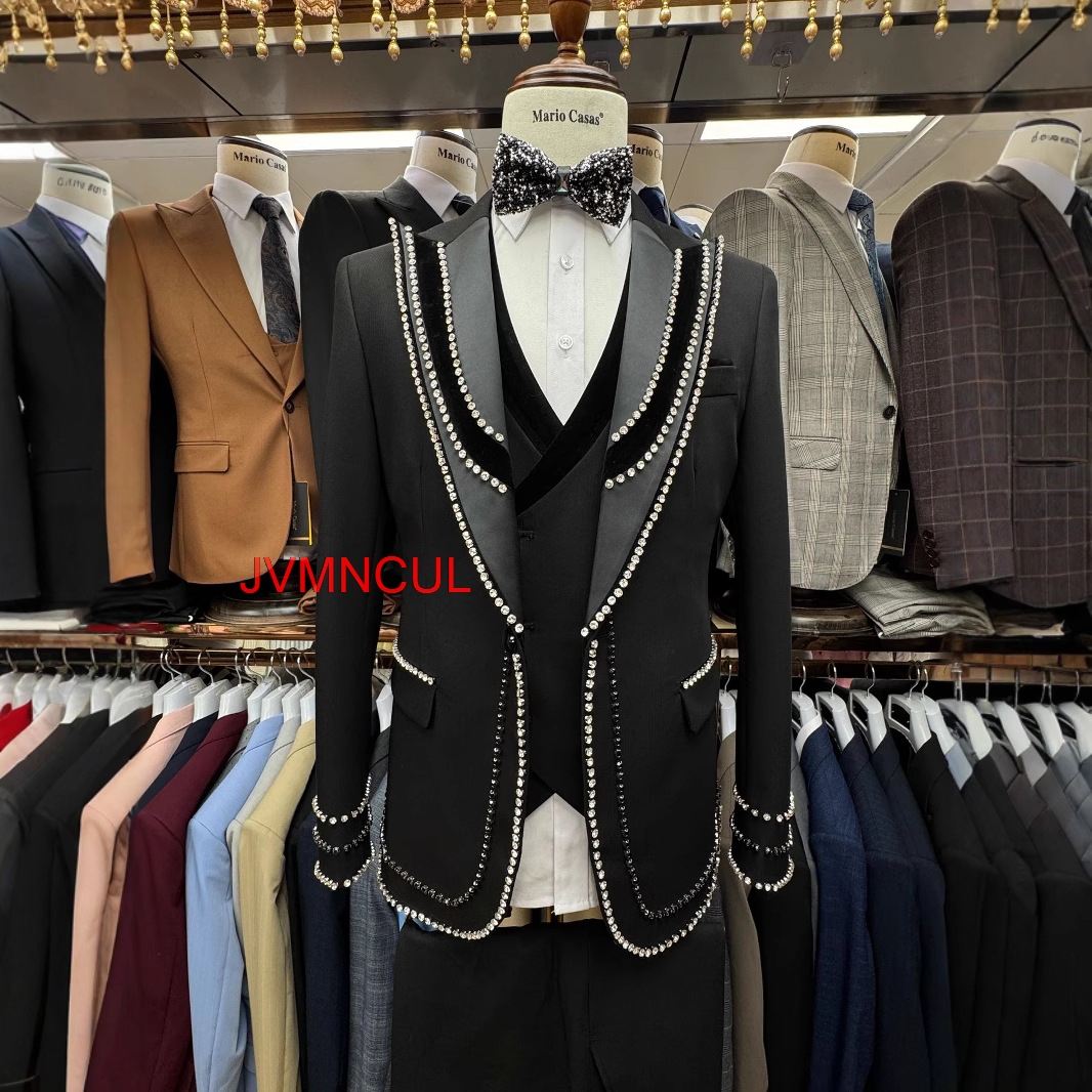 Men's Fashion 3 Piece Suit Sli - Men'S Formal Wear For Reception reseña y precio