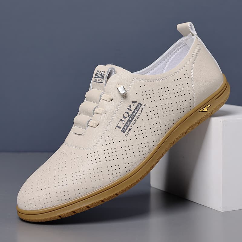 Men Slip On Solid White Leathe - Men'S Formal Office Wear Shoes reseña y precio