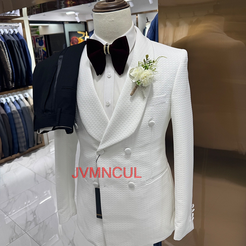 Men's Jacquard 3 Piece Suit Ta - Men'S Formal Wear For Reception reseña y precio