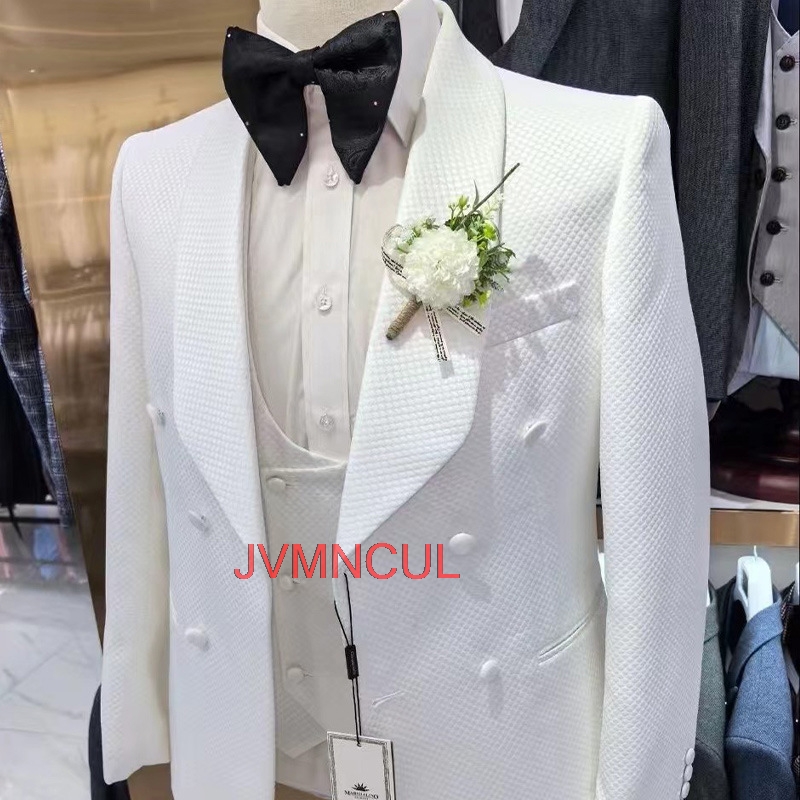 Men's Jacquard 3 Piece Suit Ta - Men'S Formal Wear For Reception reseña y precio