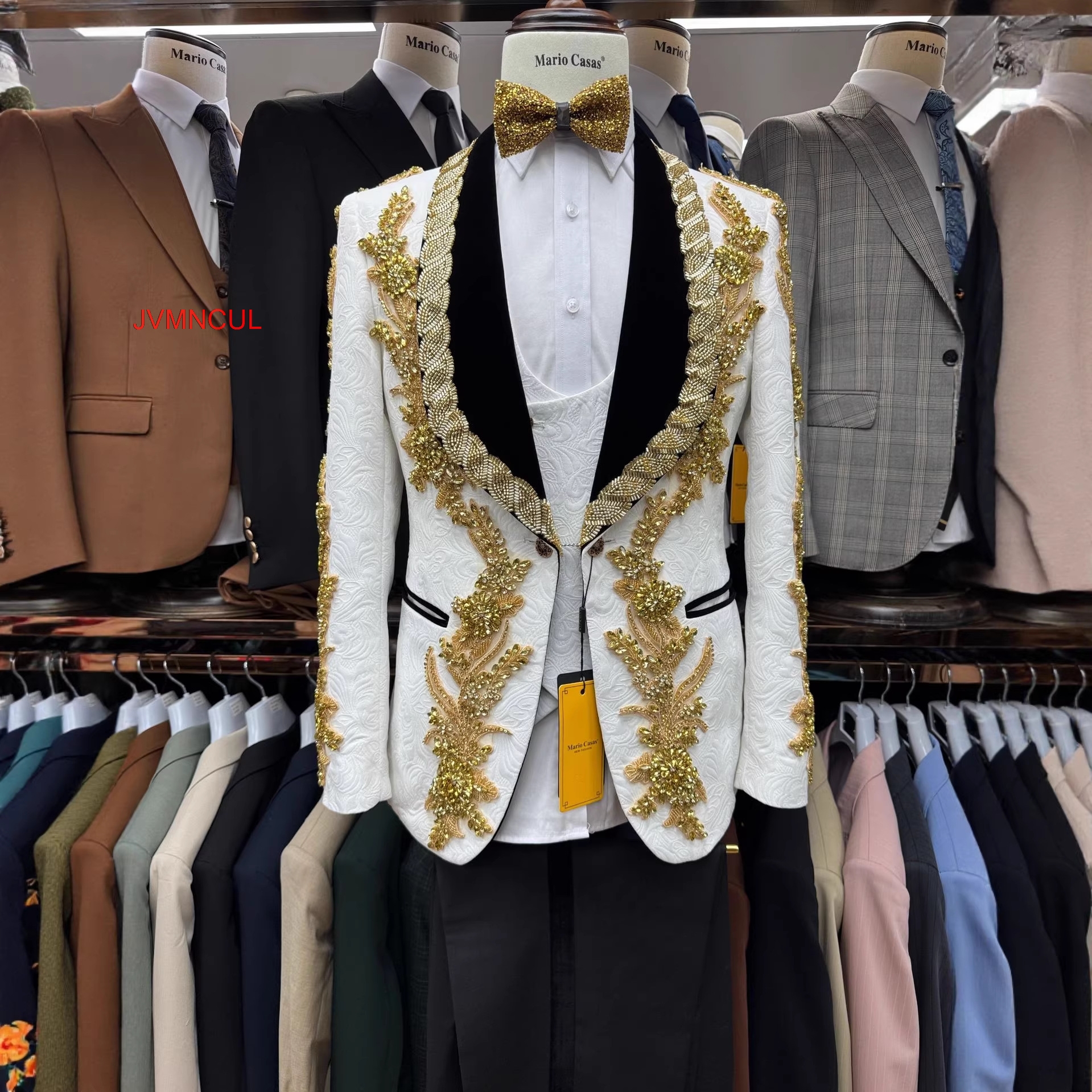 Men's Luxury Handmade 3 Piece  - Men'S Formal Wear For Reception reseña y precio